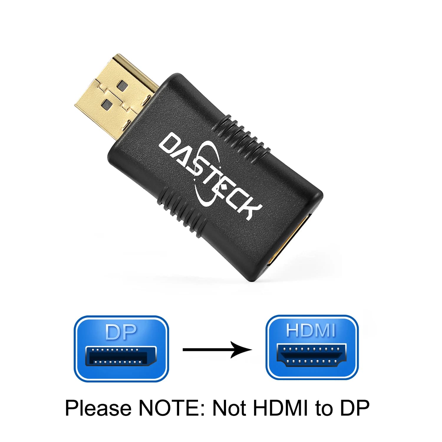 DP To HDMI-compatible Displayport Adapter Male To Female Cable Converter DisplayPort To Adapter For TV PC Projector