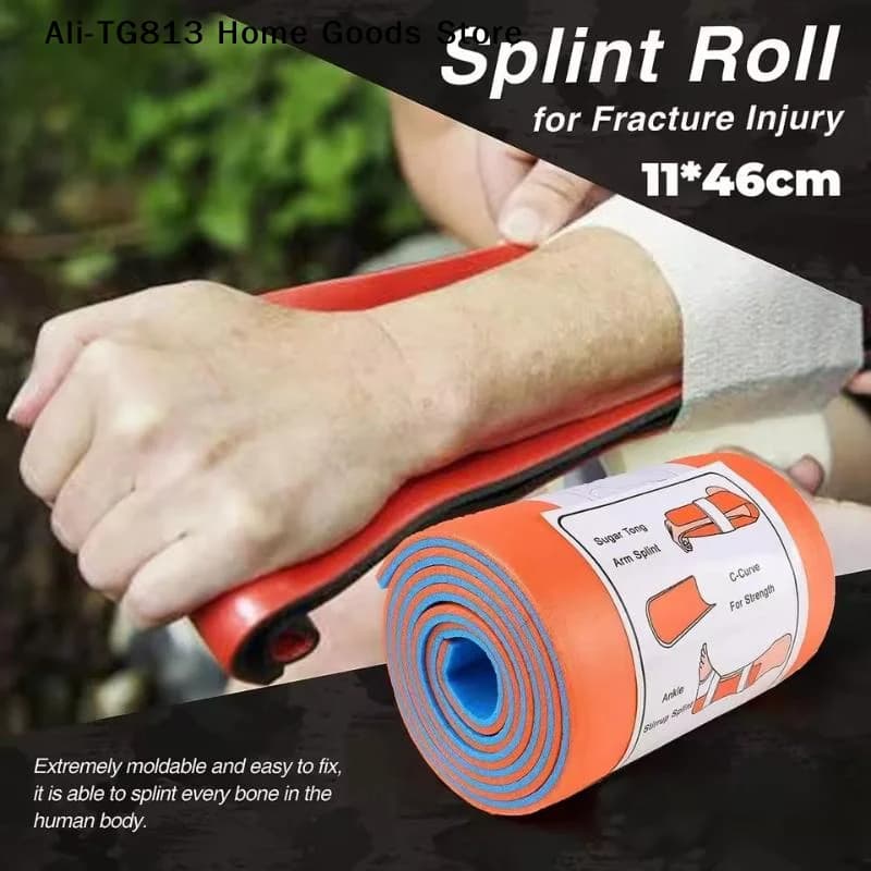 [TG813] Rotolo di tutore universale in alluminio per pronto soccorso, polimero medico di sopravvivenza per il fissaggio osseo, kit di emergenza, viaggi all'aperto