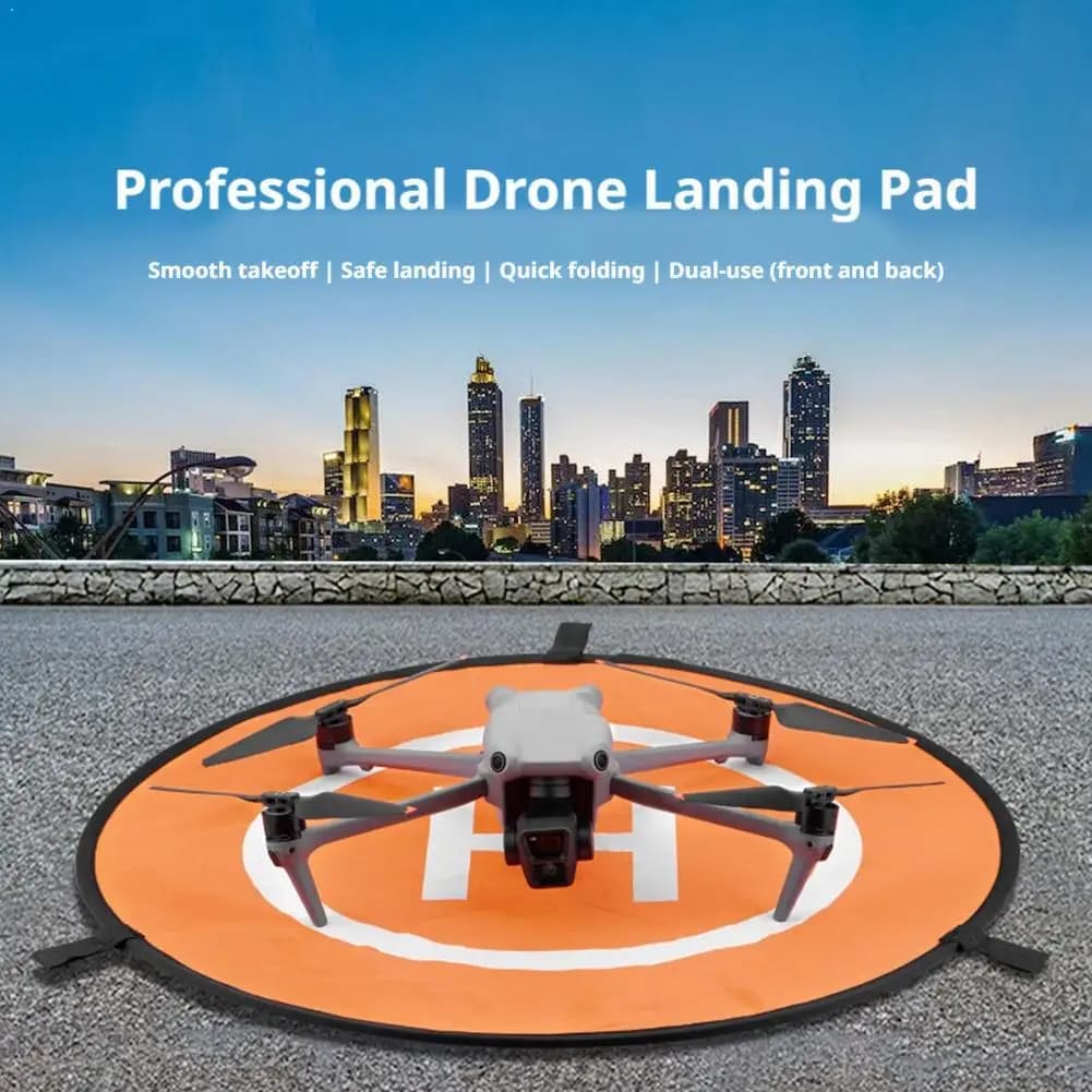 Piattaforma di Atterraggio per Droni da 75cm, Impermeabile e Portatile, per DJI Mavic 3 Pro/Air 3/Mini 4 Pro, Tappetino Pieghevole per Elicotteri RC