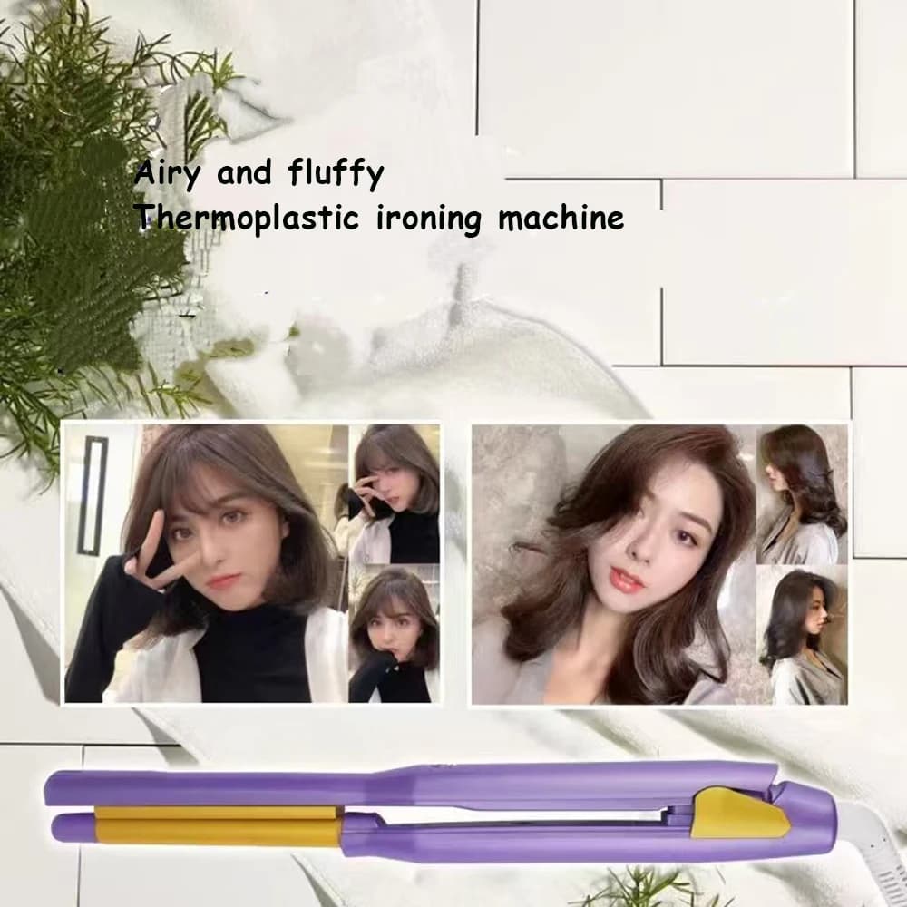 Skull Top smoothing plate, Iron curling hair, Hair plate, Iron curling hair for roots, Iron curling hair clip, Hair modeler, Iron for corrugated effect, Iron for frizz effect