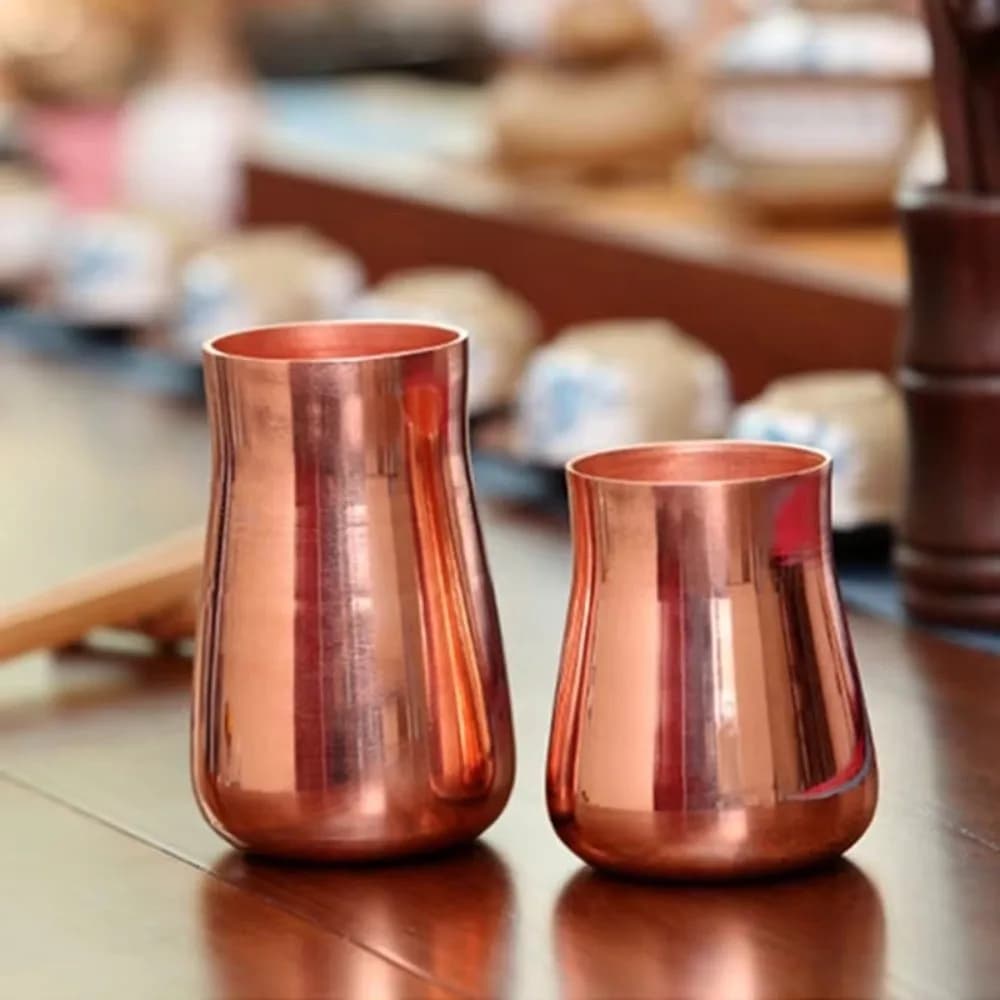 Handcrafted Pure Copper Mug Thickened Creative Design Breakfast Cup Vintage Style 350 ml Capacity Beer Milk Mug Breakfast Use