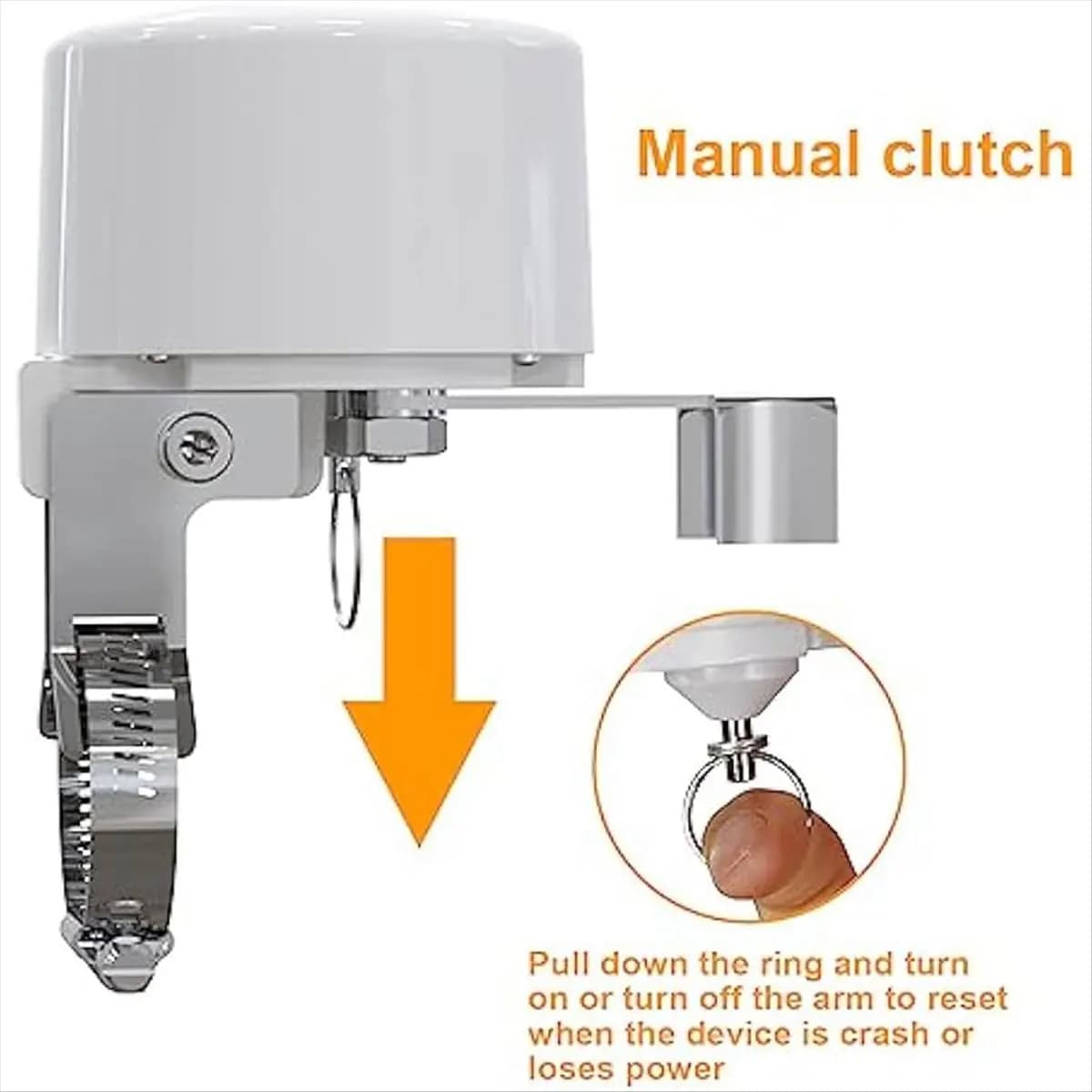 Valvola Intelligente WiFi B21B con Spina EU, Strumento Automatico per il Controllo Remoto di Accensione/Spegnimento, Valvola Elettrica di Interruzione Gas/Acqua Principale