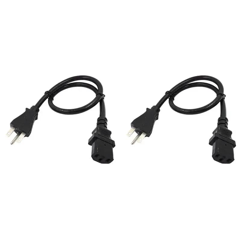 AC power cable JABS-2X US NEMA 6-15P to IEC320 C13, computer extension cable 15A/250V 3X2,08 mm (US plug)