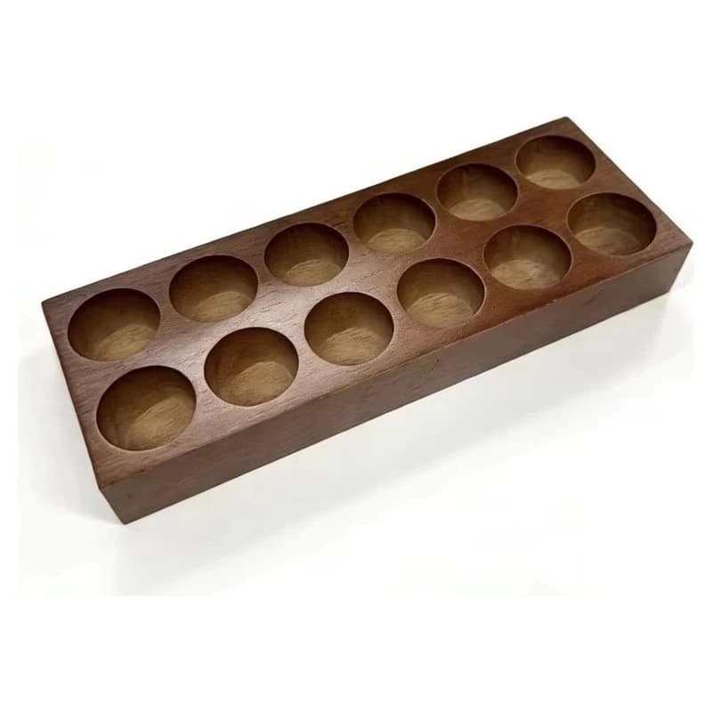 Stable Performance Havmore Coffee Beans Storage Containers Wooden Holder Stand