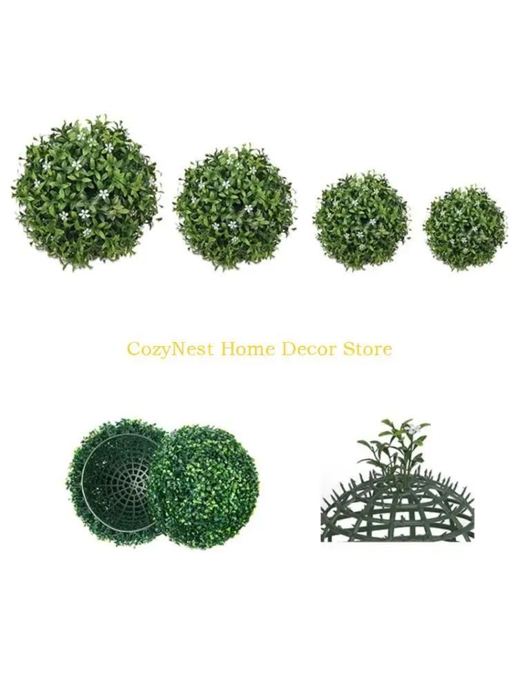 92MF Ceiling Hanging Decoration, Plastic Plant Ball, Artificial Plant Ball