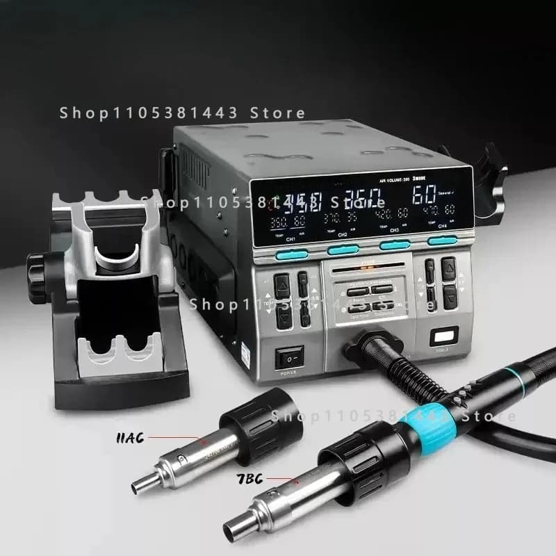 Digital Display PCB Chip Repair Tool Intelligent Heating System 8650 Pro 1300W BGA Rework Station 3 Mode Hot Air Gun