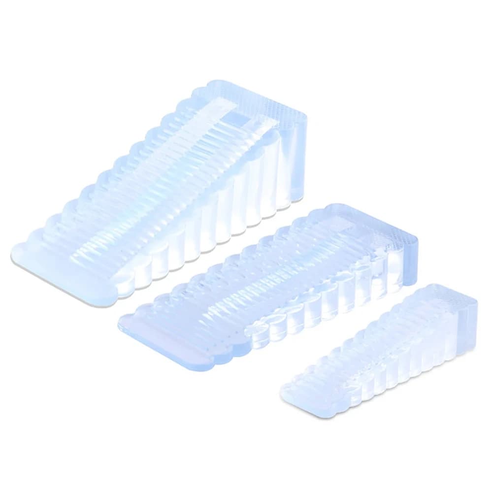1 pz Fermaporta in Silicone di Sicurezza Fermaporta Blocco Cuneo Fermaporta Fermaporta Fermo Posteriore Fermaporta Anti-collisione