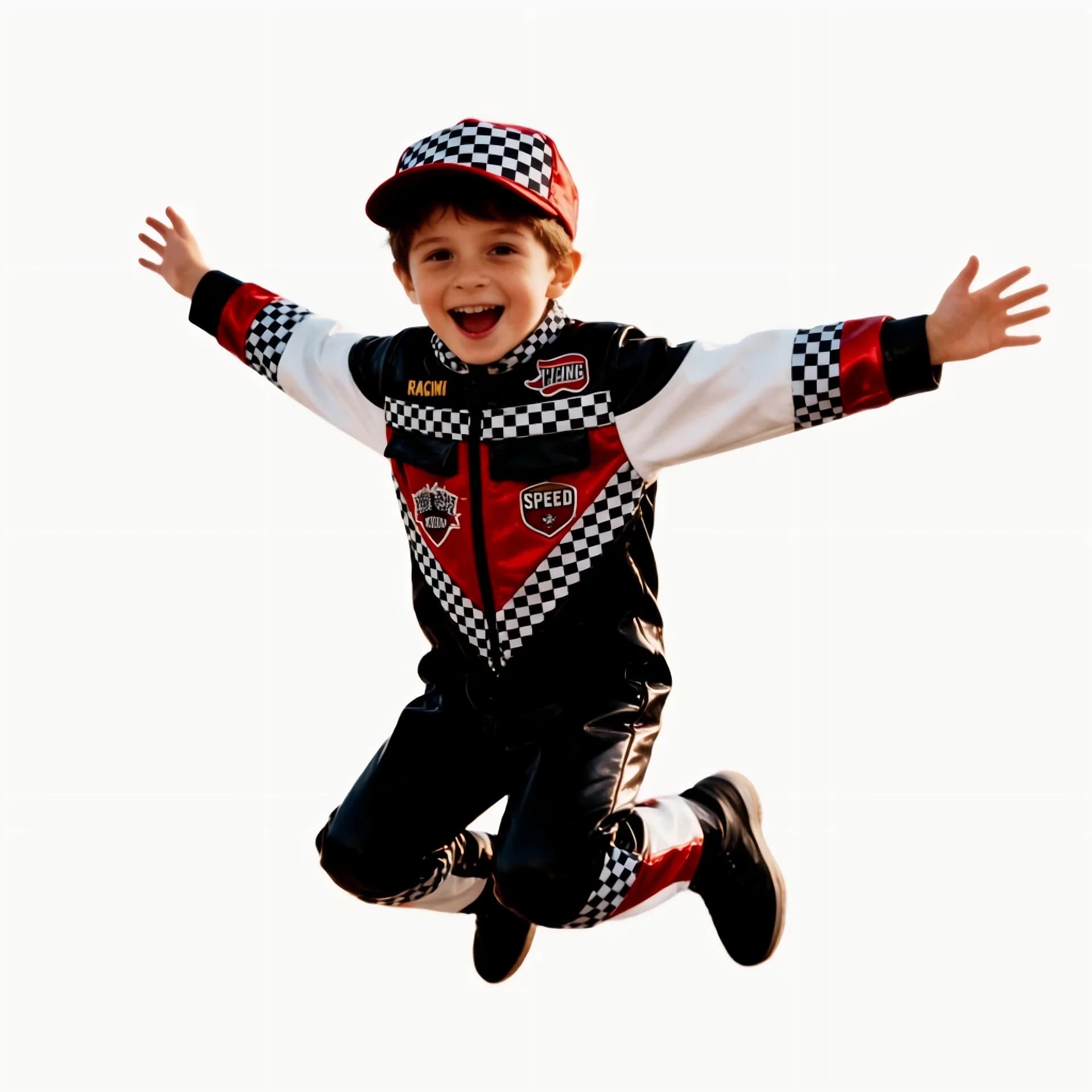 Costume da go-kart per cosplay di Halloween, carnevale e spettacoli teatrali, molto venduto.