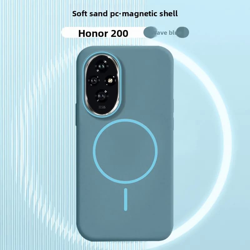 Per Honor 200 200Pro Custodia Nuovo Ultra-sottile Morbido Sabbia Magnetico Opaco Copertura Del PC Per Honor 200 Pro Ricarica Wireless Funda
