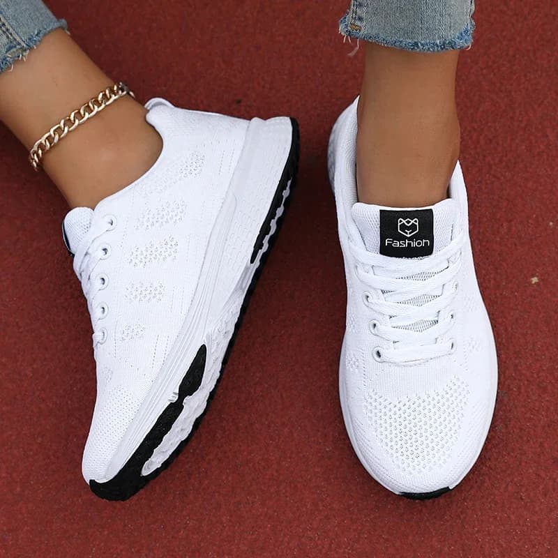 Scarpe da corsa per donna Sneakers casual traspiranti Scarpe sportive di marca di lusso Moda estiva Scarpe da passeggio leggere da basket Tenis