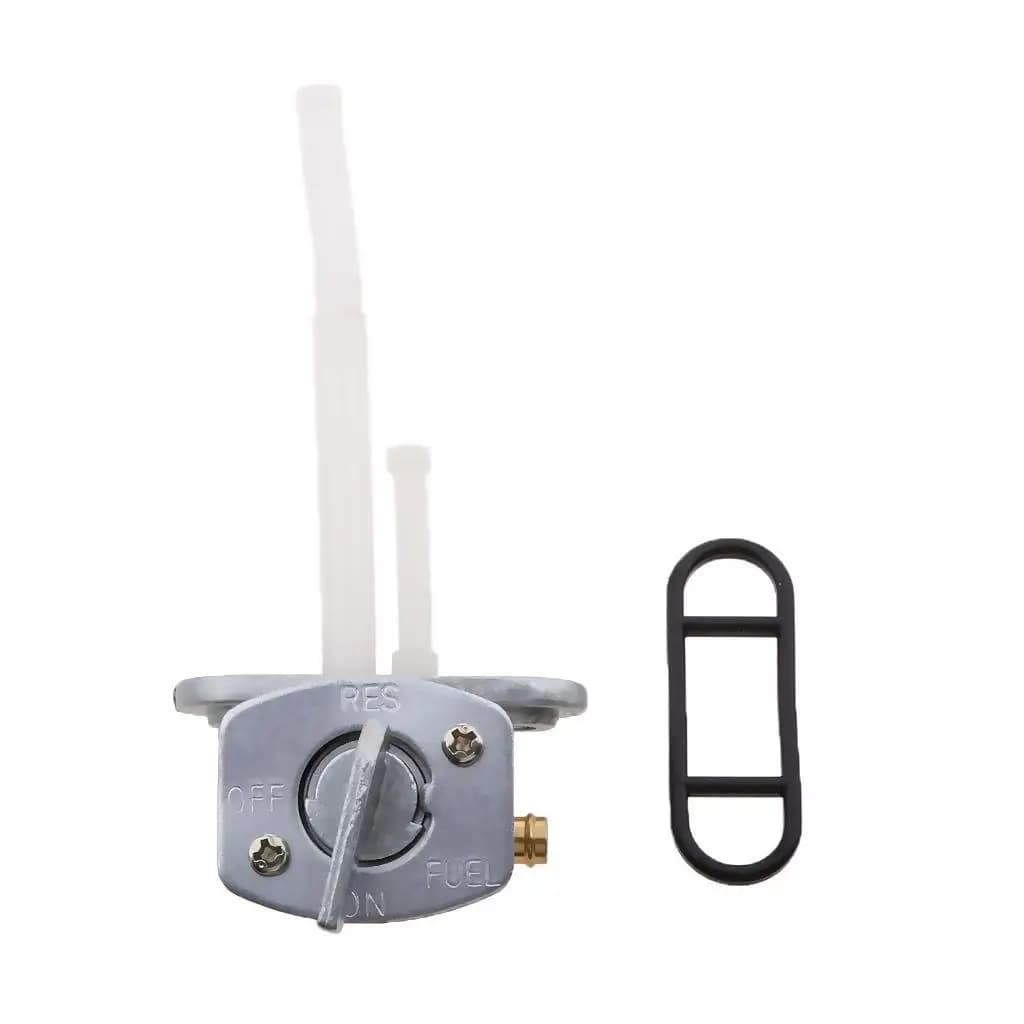 Rubinetto Carburante in Metallo con Valvola e Pompa di Riserva per Yamaha PW80 TTR125 XT125 XT250 Moto da Cross 125cc
