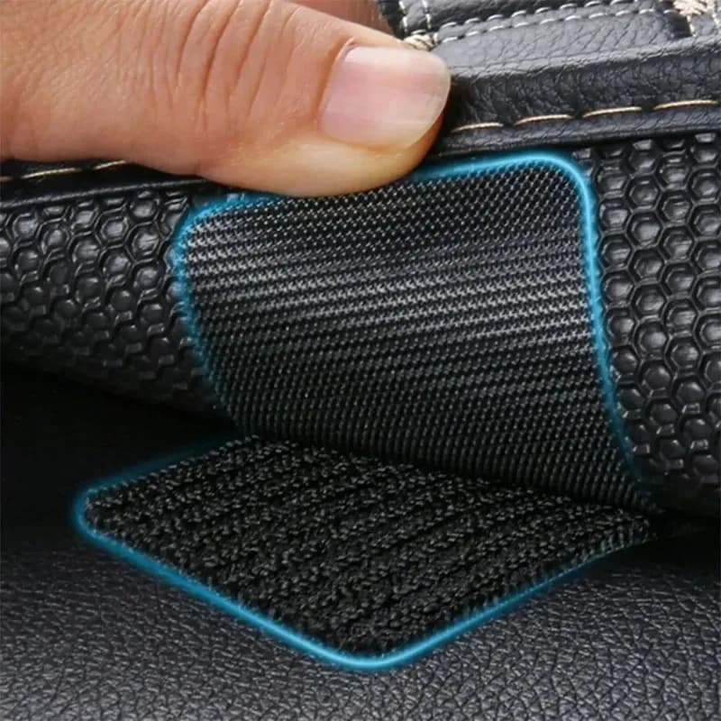 Nastro autoadesivo in velcro antigraffio forte adesivo doppio lato Tappetini per auto fai da te Elementi di fissaggio per tappeti Adesivo per cucire Ricambi auto
