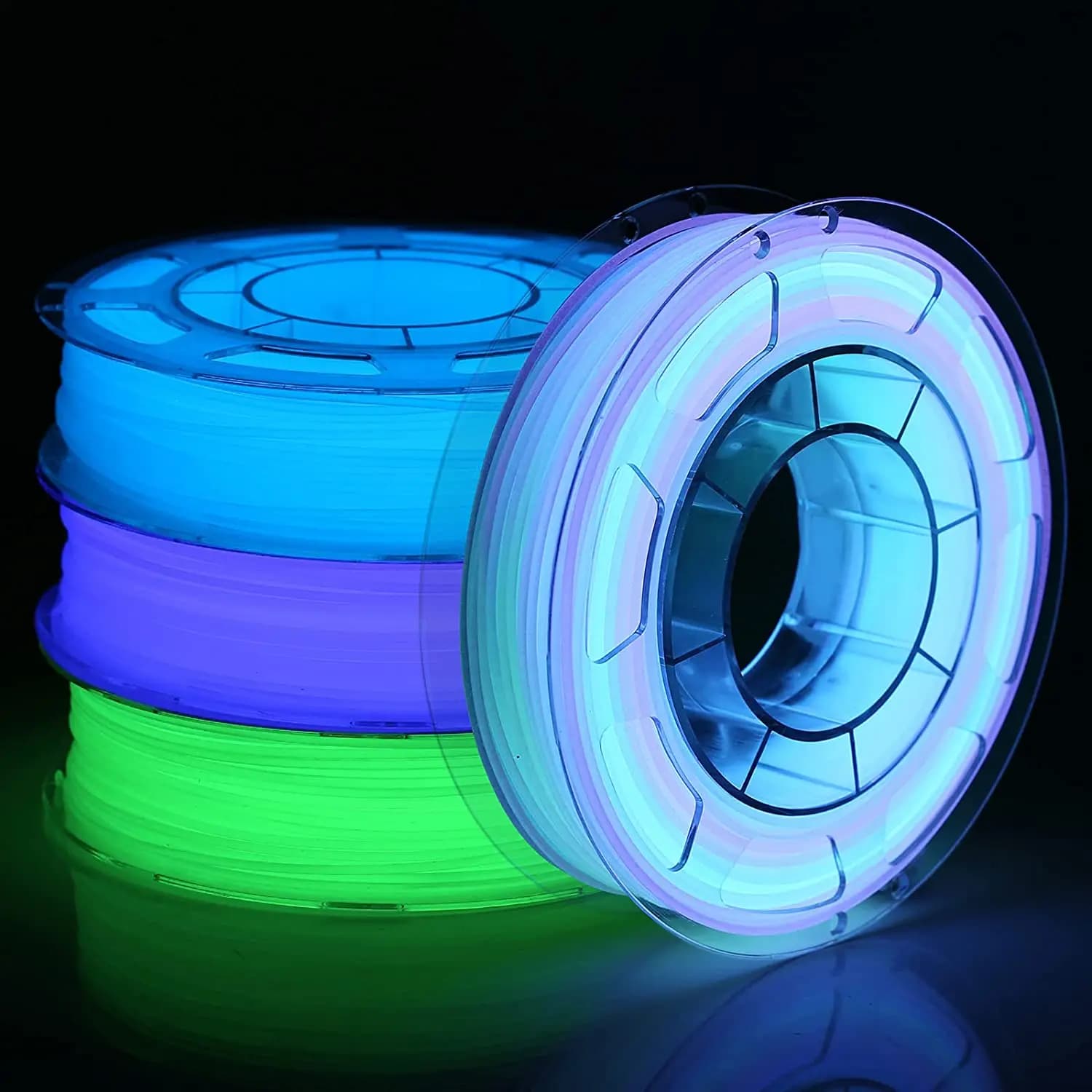 Bright PLA 3D Filament from 1,75 mm Rainbow Nights Shiny Red Blue Bright 250 g, 500 g PLA Printing 3D Plastic Wire Vacuum Packaging