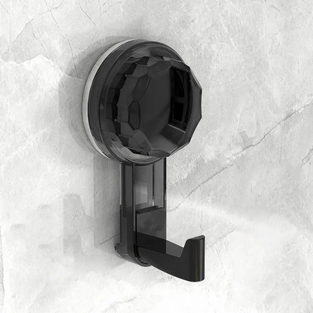 Wall Hook Save Spacer Swivel with Suction cup and Vacuum Block, Hook Wall sticker Without Drilling, Waterproof for Bathroom