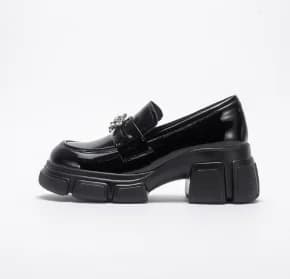 Mocassini neri da donna nuovi minimalisti in pelle di vacchetta comode scarpe Mary Jane scarpe da donna d'affari
