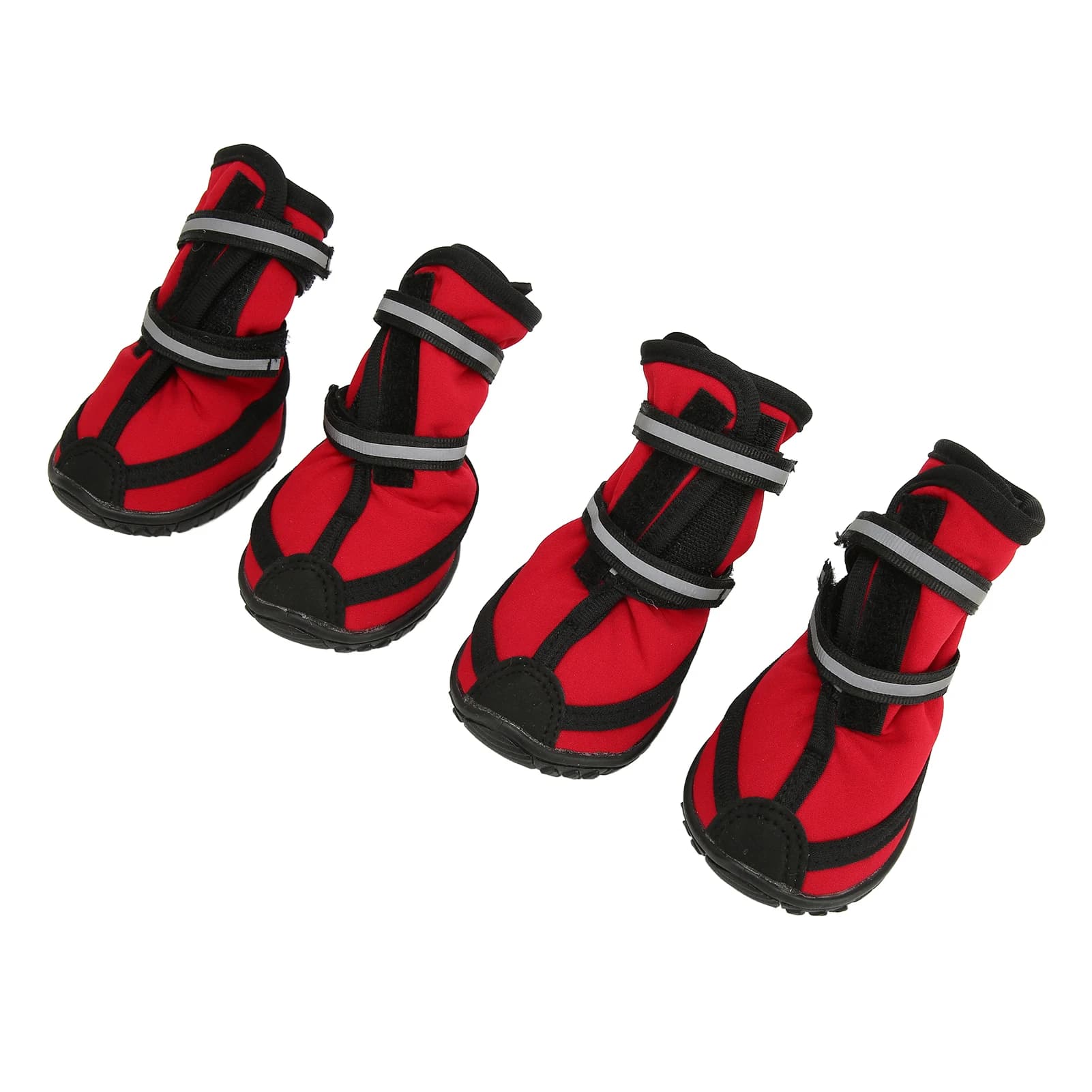 Dog Hiking Shoes Strong Slip Resistance Sole Breathable Adjustable Reflective Pet Protectors Pet Warm Shoes Dog Boots
