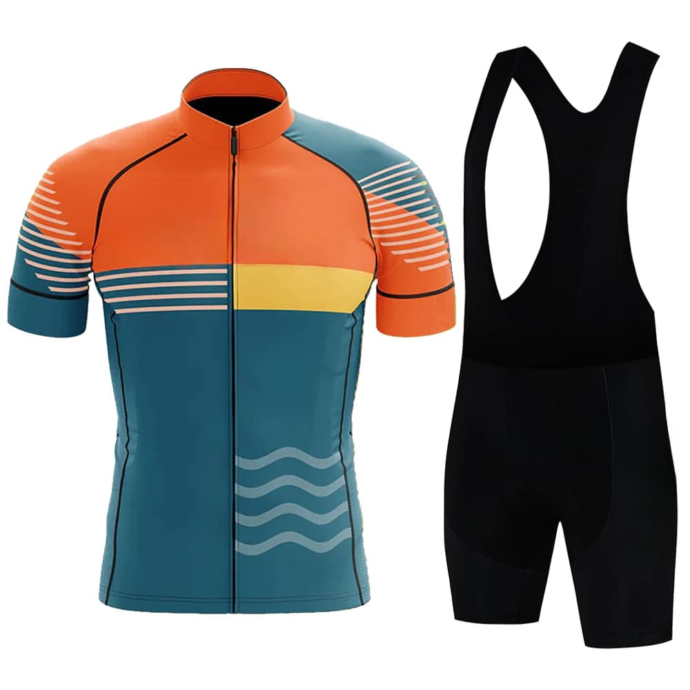 2023 Shorts with Cycling Saddles Men's Bike Knits Summer Clothing Racing clothing Cycling clothing Fast drying sports set