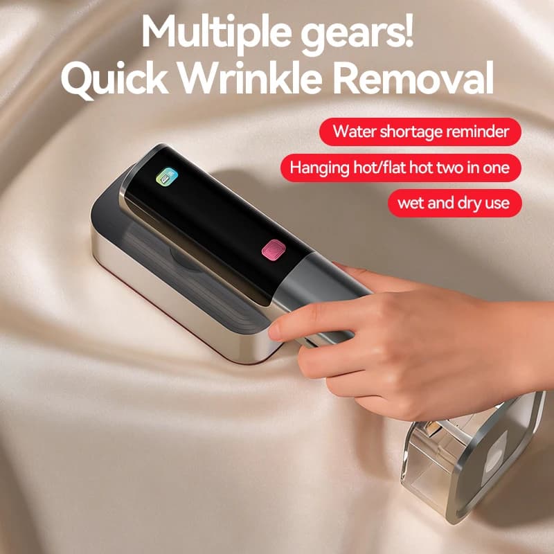 Handheld Steam Hanging Iron Touch Screen Control 10 Seconds Fast Preheat 220ml Portable Home Small Fabric Clothes Steamer
