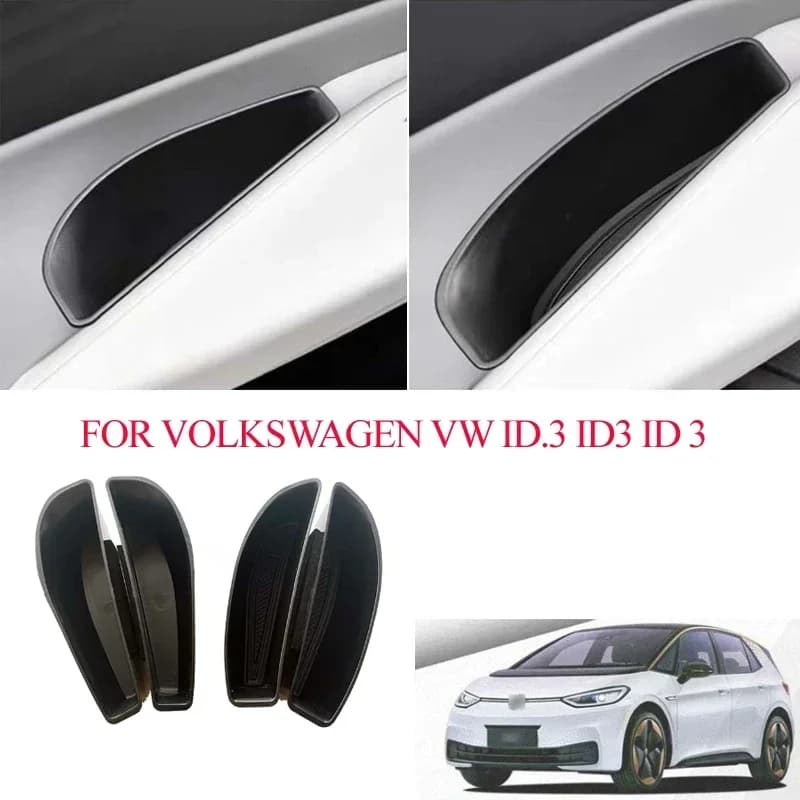 Scatola di immagazzinaggio della maniglia della portiera dell'auto per Volkswagen VW ID.3 ID3 ID 3 scatola di immagazzinaggio del bracciolo vassoio contenitore accessori auto