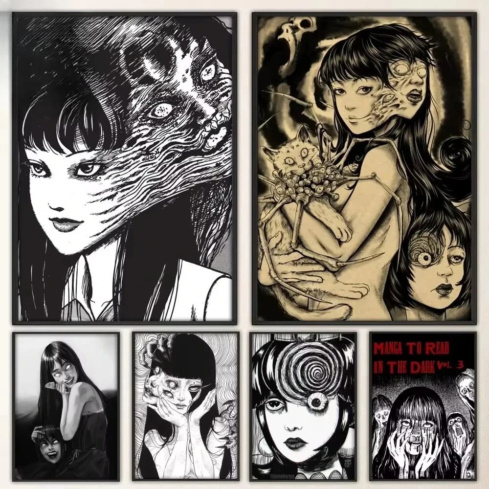 Giappone Anime Junji Ito 5D Kit di pittura diamante Fai da te Artigianato Arte Pieno tondo/quadrato Trapano Roma Decorazione della parete Regalo per gli amici
