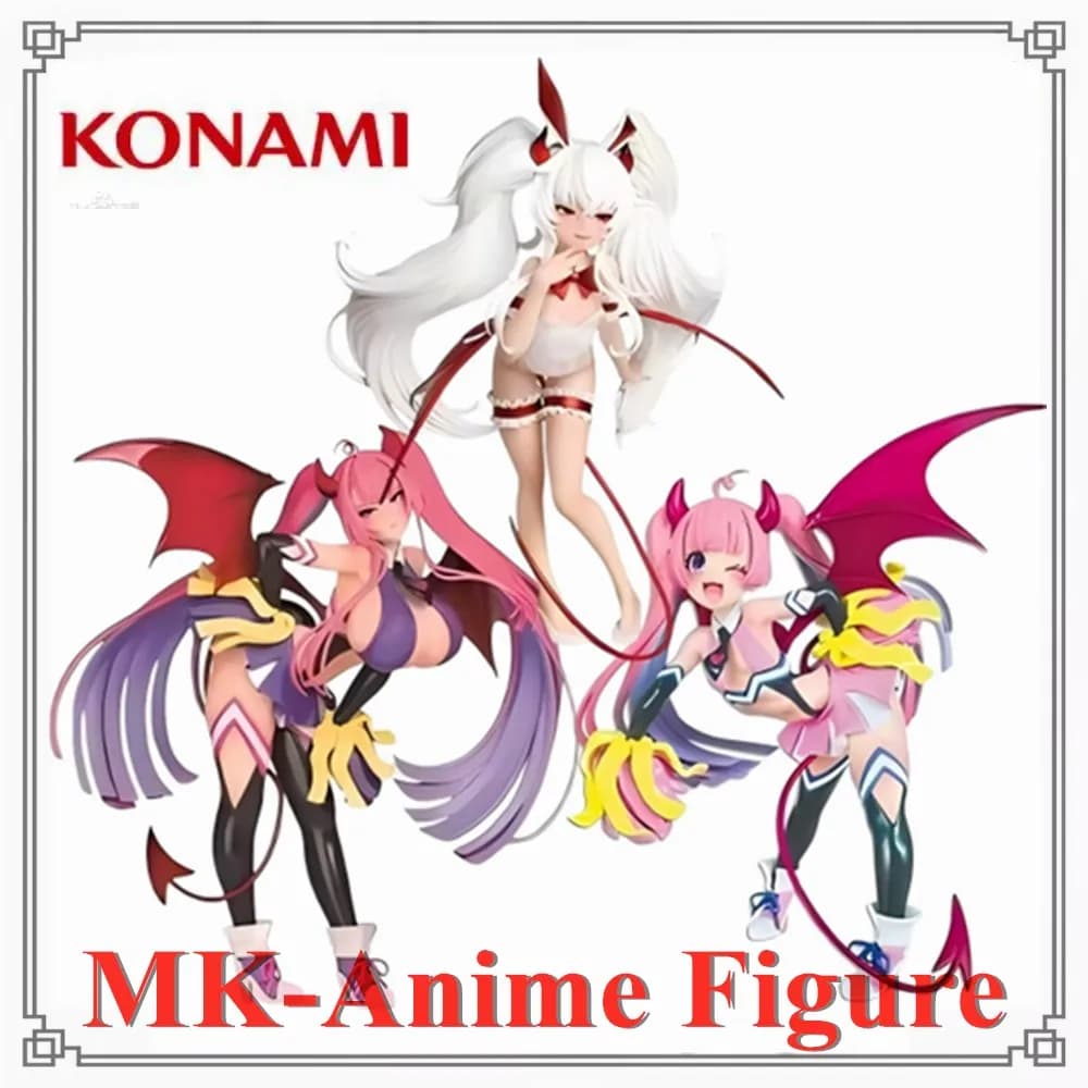 Collezione originale KONAMI PR!ZE Mahjong Fight Girl ‌ Grim Aloe Sangen: Great Love Succubus Cheerleader Anime Action Figures