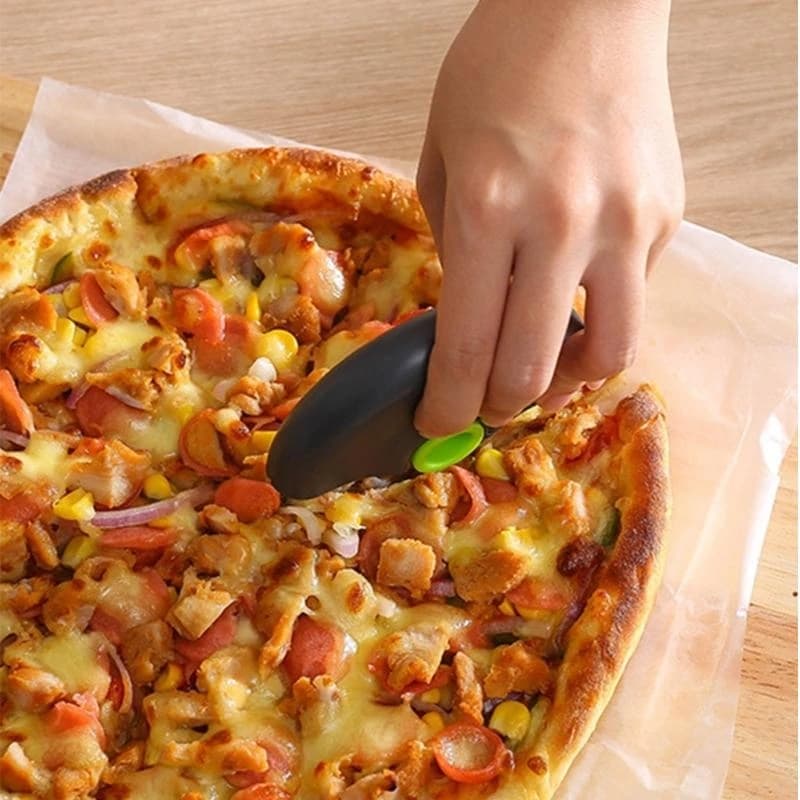 Ruota per taglierina per pizza manico ergonomico in acciaio inossidabile lavastoviglie pasta cucina cucina