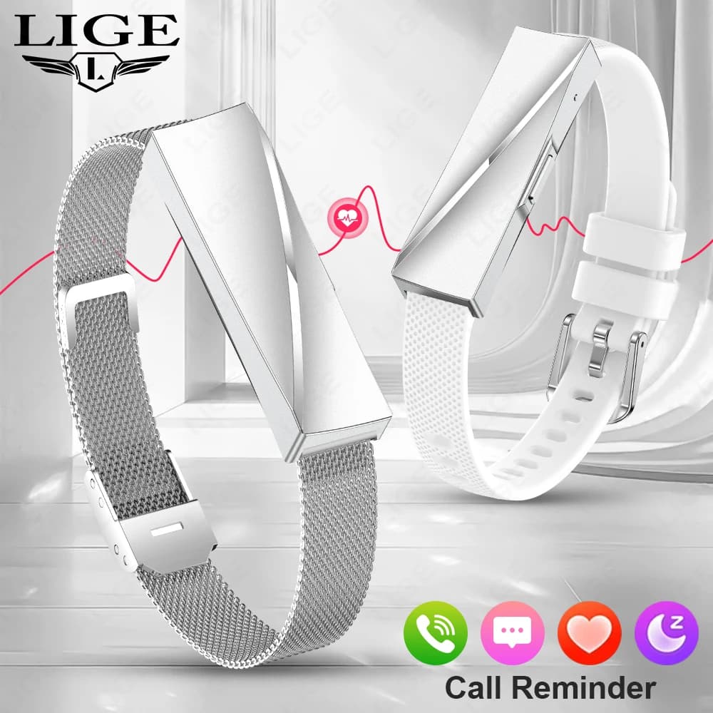 New Smart Bracelet for Men and Women Without Screen, Smartwatch for Couple Interaction, Blood Pressure, Health, Sport and Fitness
