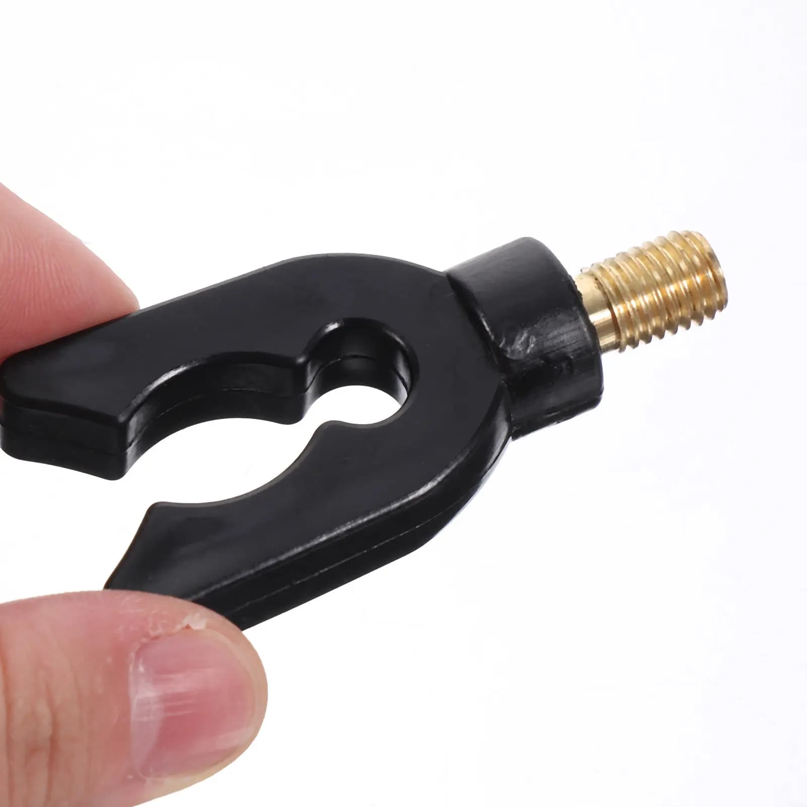 2 Pezzi Portacanna da Pesca in Ottone e Silicone per Barca, Kayak, Camion, Garage, Tetto, Portatile e Resistente all'Usura