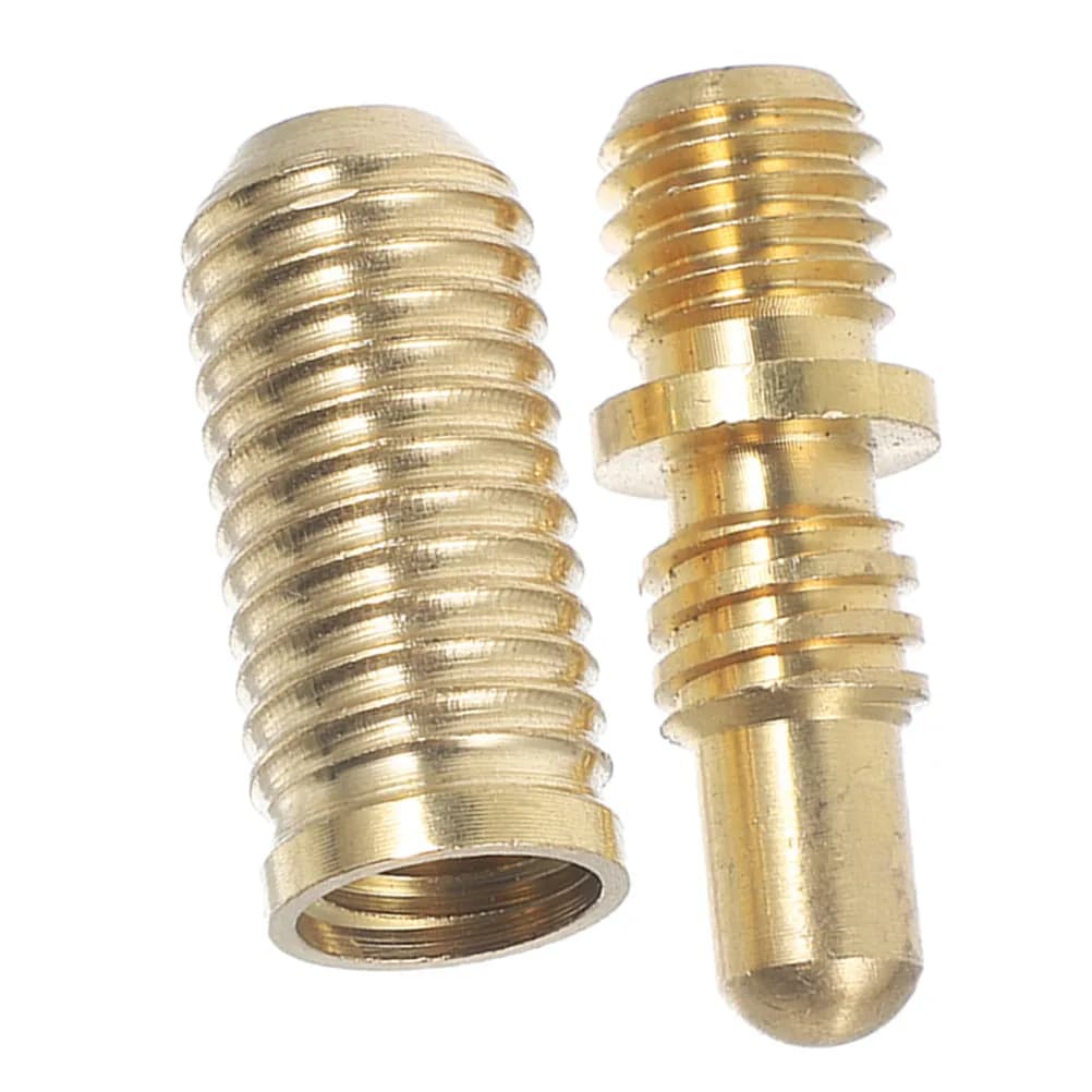Set di Connettori a Vite in Rame Massiccio per Prolunghe Stecca da Biliardo, Gioco Fluido e Senza Interruzioni, per Biliardo Professionale e Ricreativo