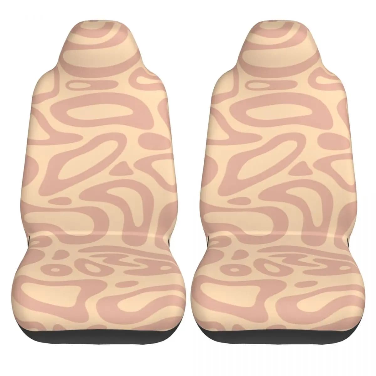 L-Landos Car Seat Covers for Running Driver 2 pcs Universal Car Seat Covers Soft Polyester Cover for Vehicles