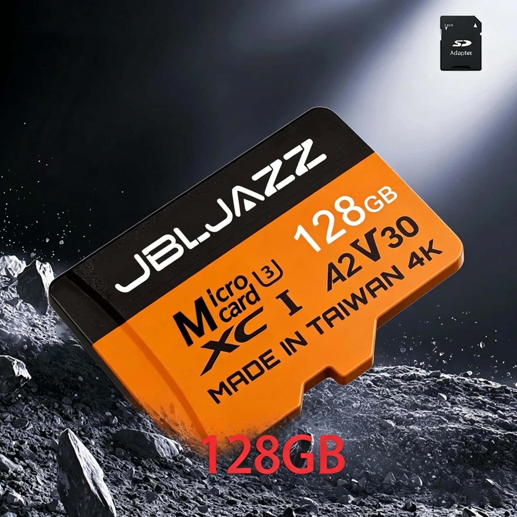 Schede MicroSD Originali U3 A1 V30 da 128GB, 32GB, 64GB, 256GB Classe 10, Schede SD da 32, 64, 128, 256 GB per Video e Memoria Telefonica, Compatibili con Xiaomi