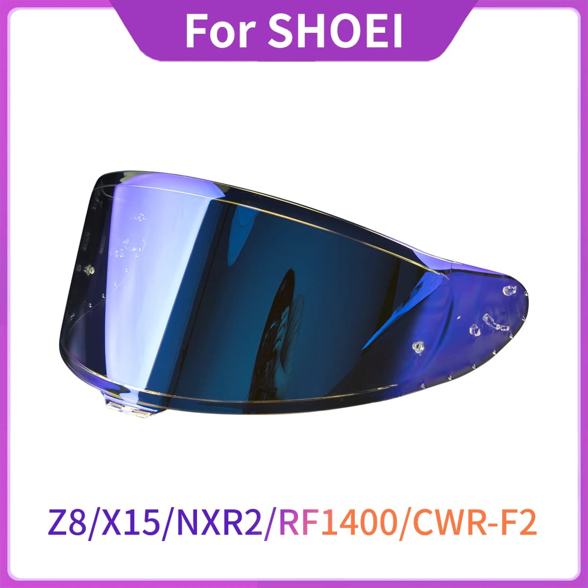 Casco moto Visiera Lente Per SHOEI Z8-X15-NXR2 Sostituire Anti-UV Anti-Graffio Antipolvere Vento Scudo Accessori Moto