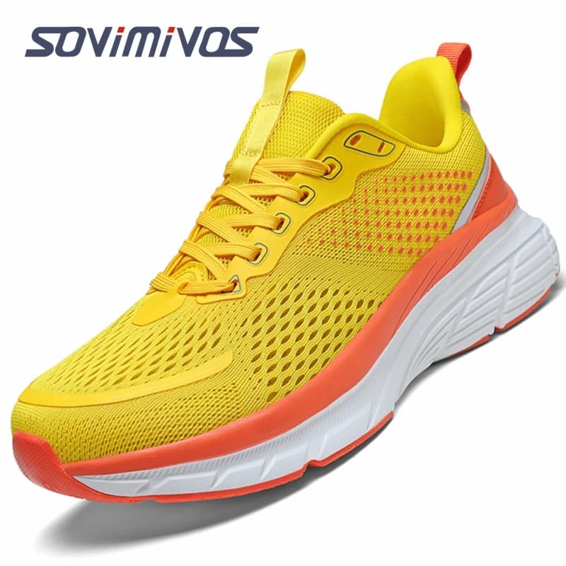 SOVIMIVOS Scarpe da Uomo Minimaliste per Escursionismo, con Tomaia in Maglia, Punta Larga, Sneakers Atletiche, Calzature e Stivali