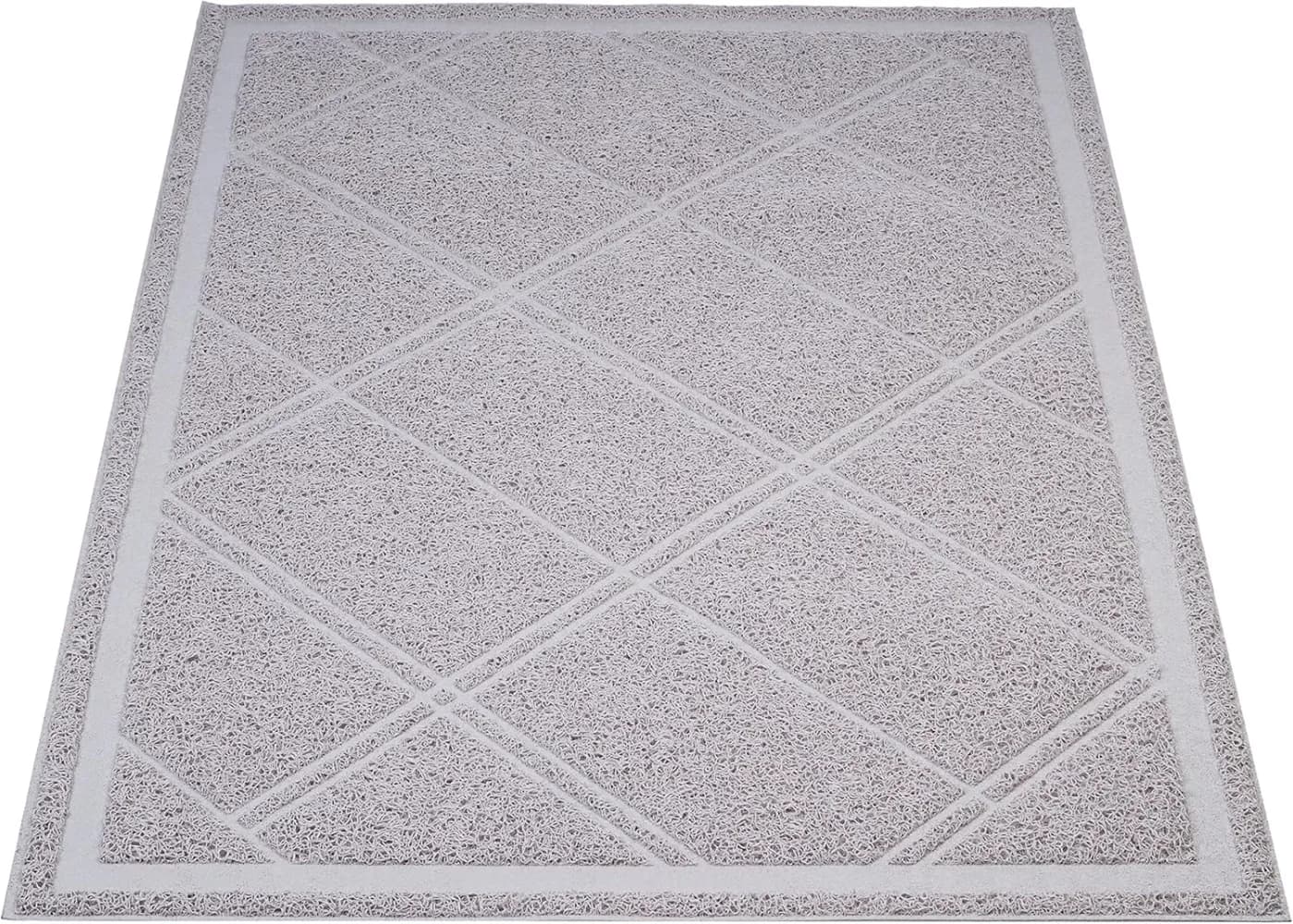 Tappetino per lettiera per gatti Less-Mess, non profumato, 24" x 35", grigio