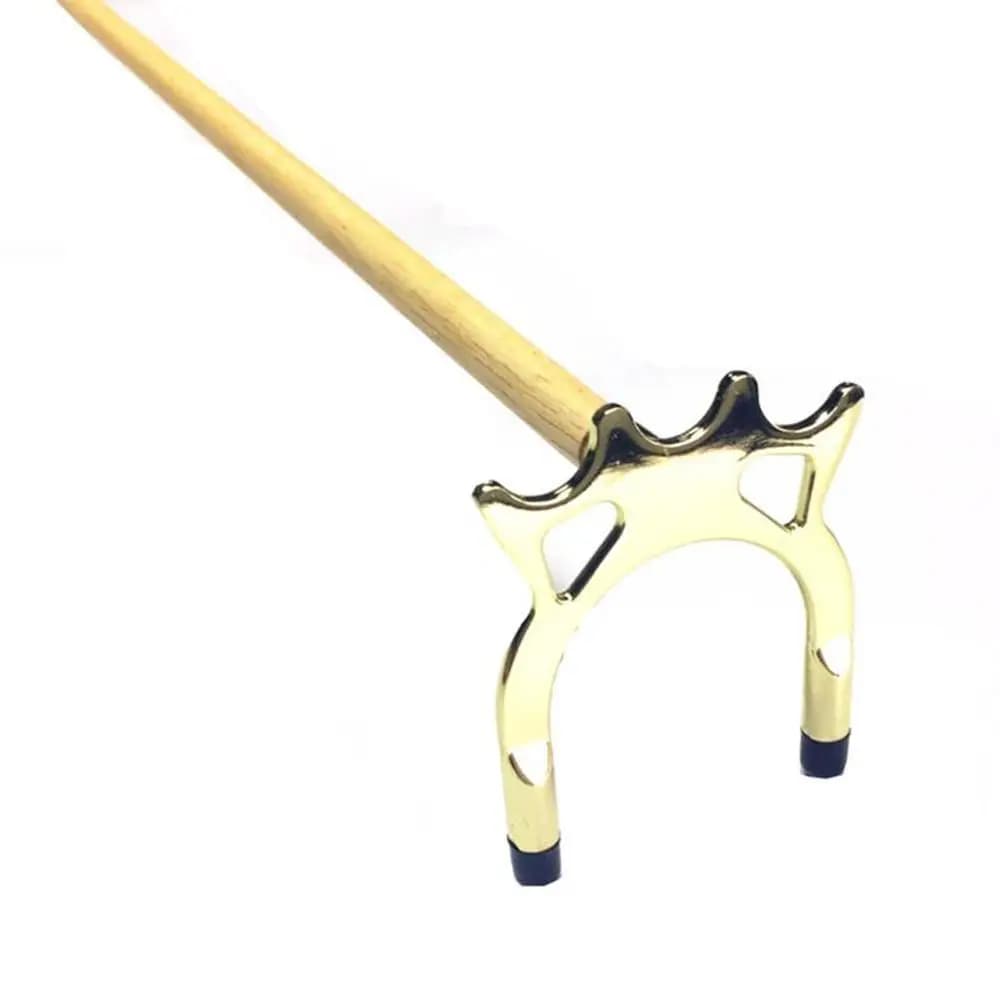 Telaio per biliardo sportivo antiscivolo per biliardo, portacanna in metallo incrociato, porta stecca, porta stecca, testa a ponte