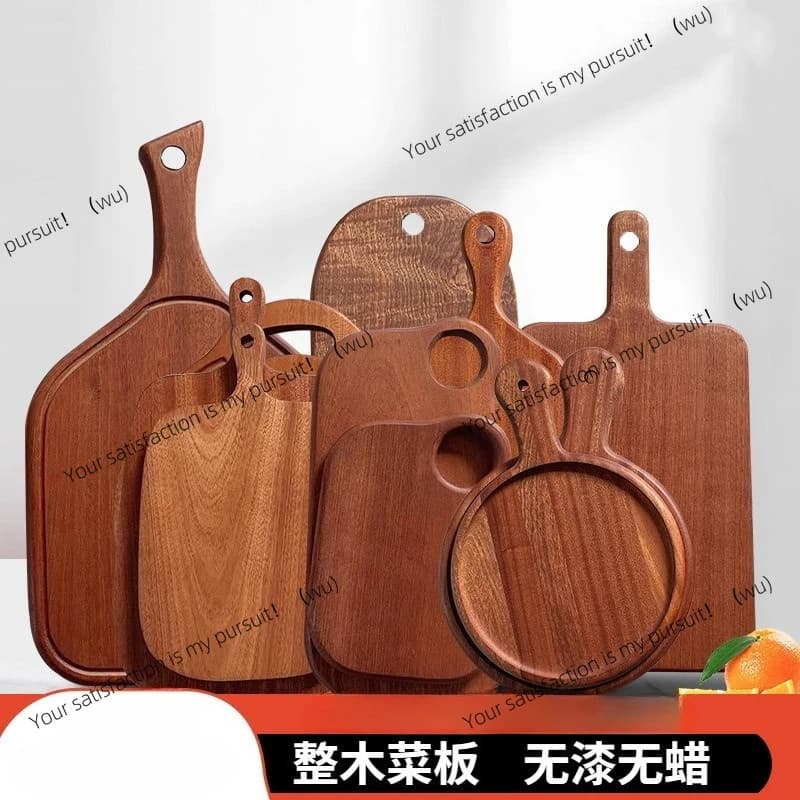 Ebony solid wood cutting board, cutting board, cutting resistance, not easy to model