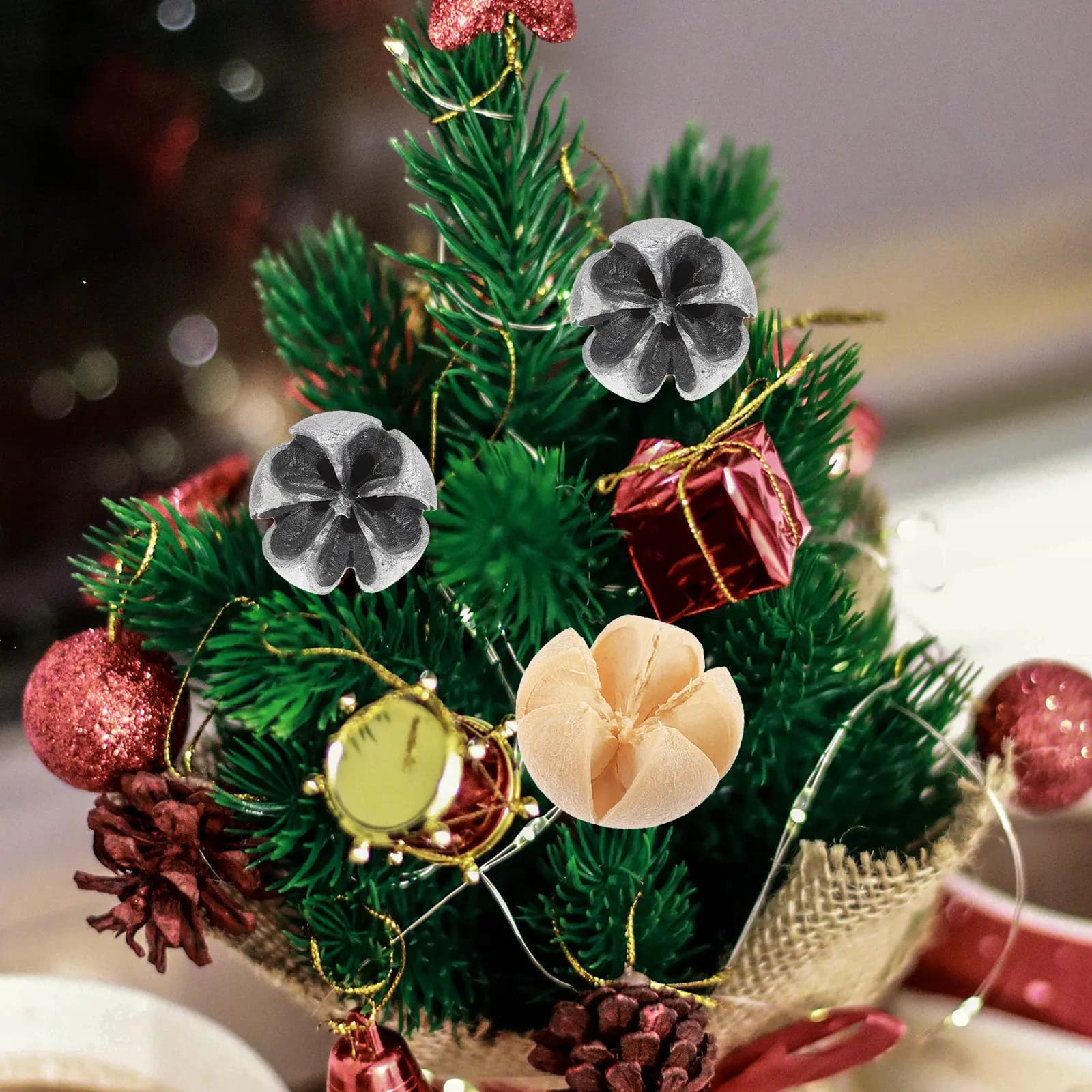 35 Pezzi Decorazioni per Ghirlande Natalizie, Ornamenti di Eucalipto Essiccato, Accessori per Foto, Decorazioni Fai-da-Te per Albero di Natale, Articoli per Decorazioni Domestiche