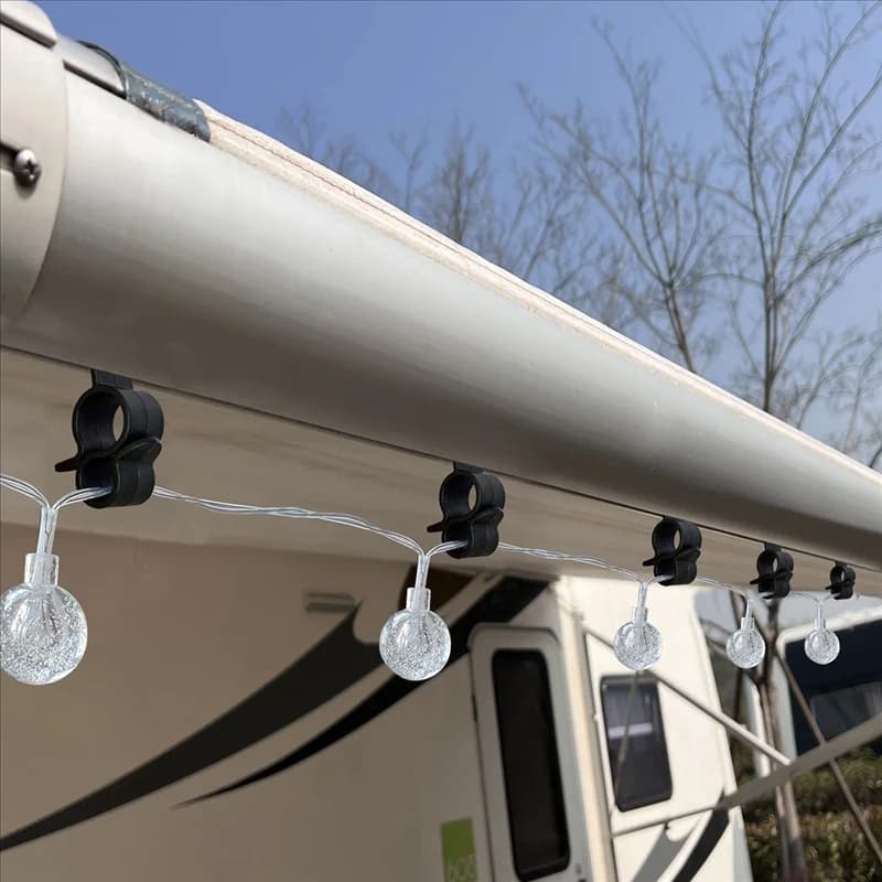 Classy-20 pezzi campeggio camper tenda gancio clip corda leggera morsetto camper tenda da viaggio clip luce gancio tenda luci arredamento