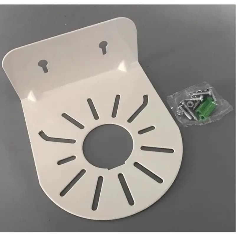 B03B-BR-G02 White Wall Mount Bracket For Surveillance Camera - Durable, Easy Installation, Perfect For Home Security