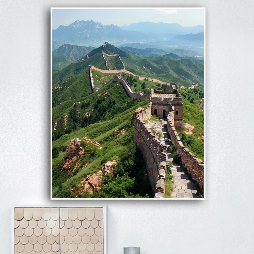 YIJIE Paint By Numbers Ancient buildings on the DIY Hand-painted Oil Painting Canvas Coloring Unique Surprise Gift Home Decorat