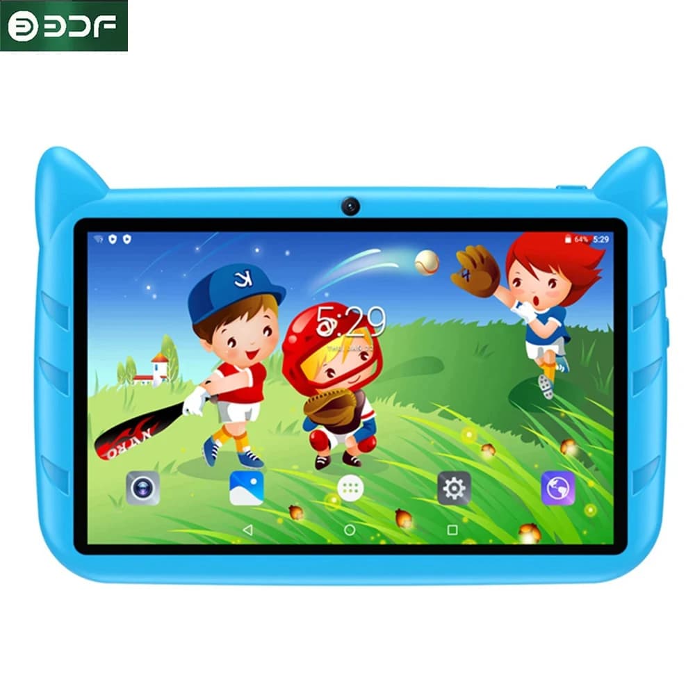 7 Inch Android 12 Children's Tablet Best Christmas Gift Cute Touch Gaming Children 4 GB + 64 GB WiFi Tablet for Kids PC