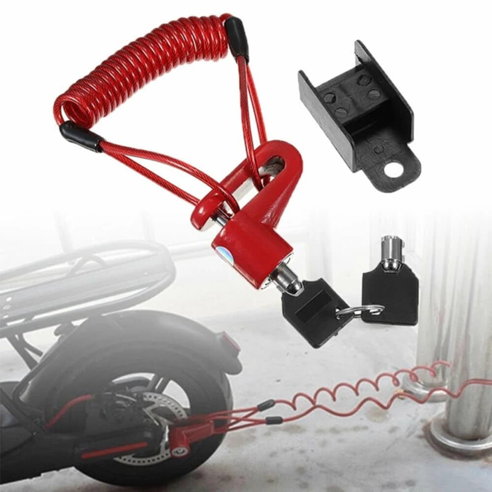 1 Set antifurto bicicletta scooter elettrico ruote freno a disco blocco per Xiaomi Mijia M365 scooter da ciclismo accessori moto
