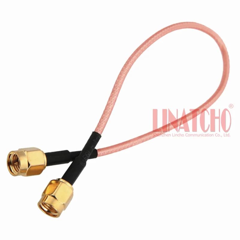 Ripetitore WIFI 50Ohm Lunghezza 20 cm Pigtail RG316 RP SMA Maschio a SMA Maschio Cavo Pigtail