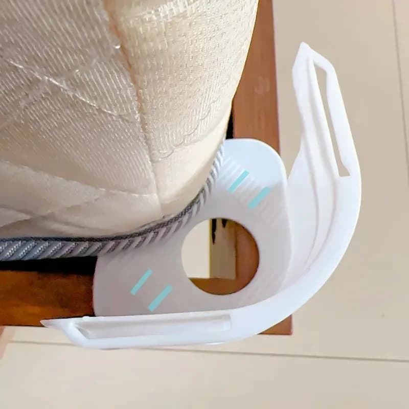 Invisible clips for sheets and duvets, non-slip fixings for single sheets, 8/1 pieces