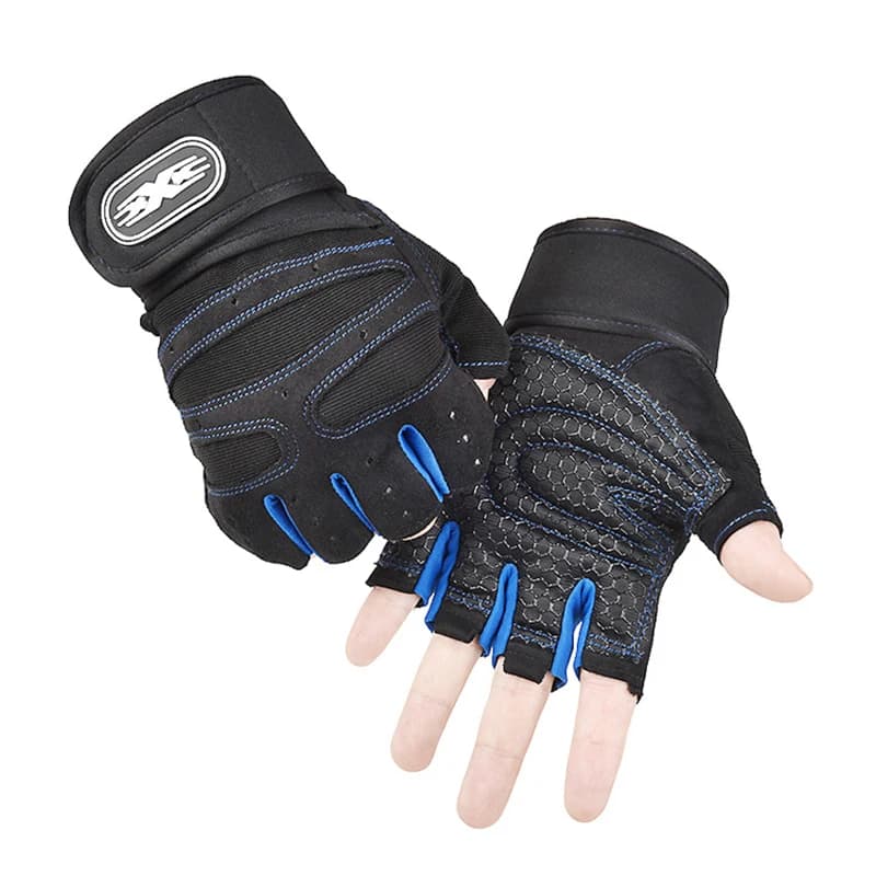 Guanti da Ciclismo per Uomo e Donna, per Palestra, Fitness, Sollevamento Pesi, Supporto Polso, Bodybuilding, Antiscivolo, Traspiranti