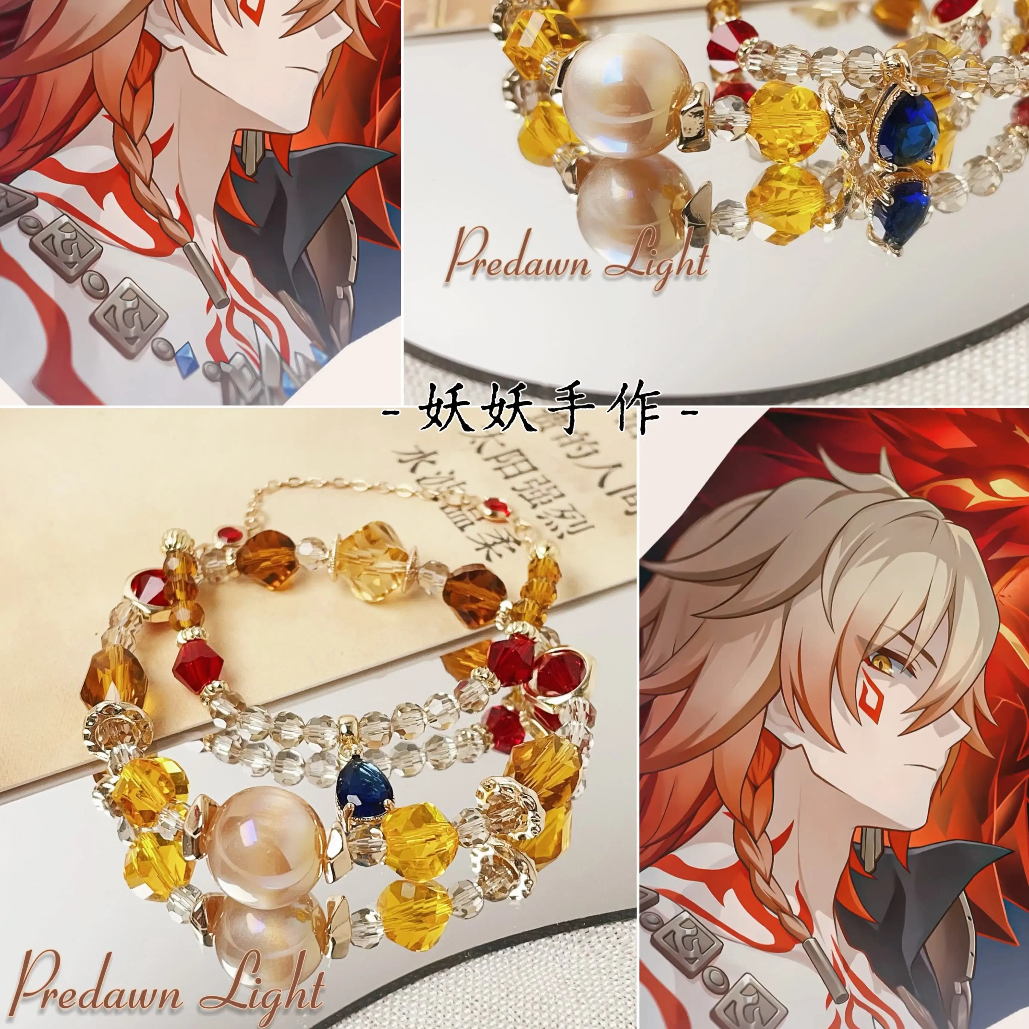 Anime Mydei Honkai:Star Rail Hand Ornament Handmade Bracelet Jewelry Hand Chain Cosplay Birthday Gift
