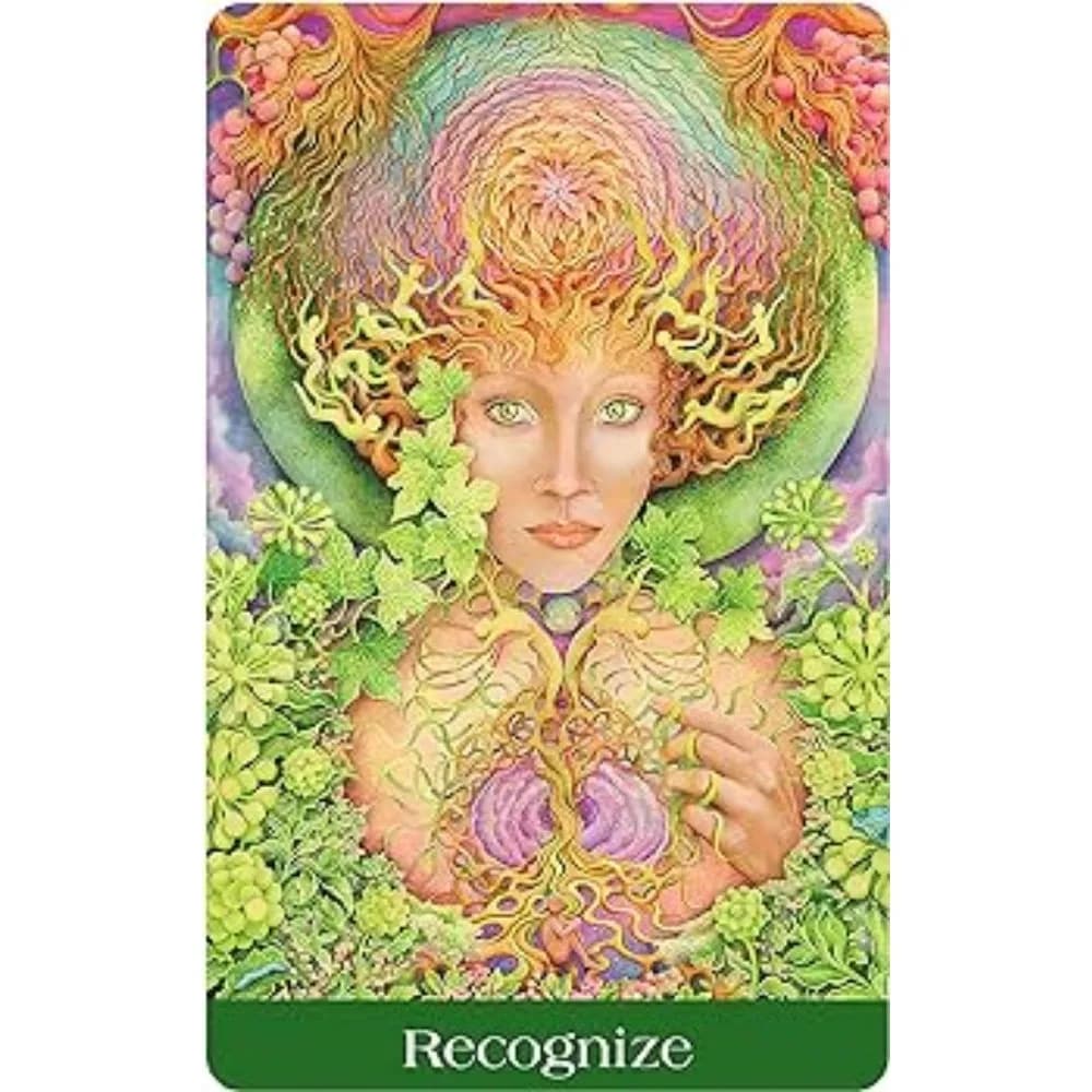 Mazzo di carte da 52 pezzi Carte Oracle Spirit in tessuto da 10,4 * 7,3 cm