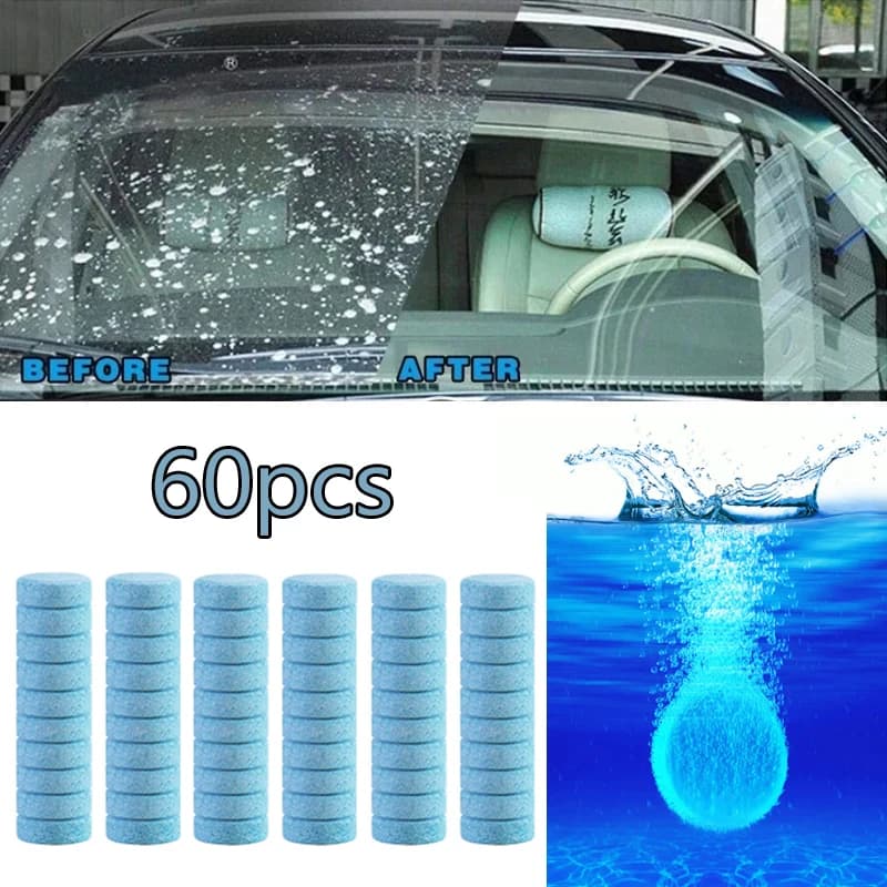 Solid Cleaner Car tergicristallo compresse pulizia della toilette in vetro compresse effervescenti detergente per parabrezza per auto accessori per auto