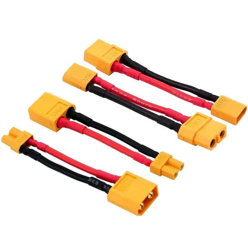 1 pcs XT60 to XT30 connector male/female plug 10CM 16AWG Silicone cable for RC FPV Quadcopter CineLog35 Drone parts