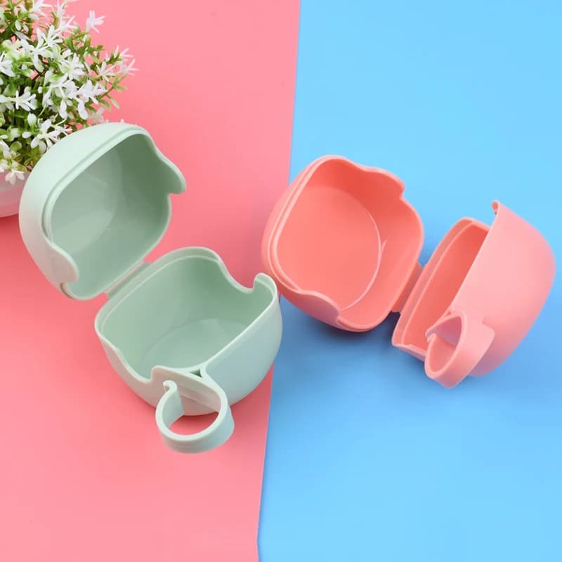 Porta ciuccio portatile per bambini, porta ciuccio per capezzoli, scatola di immagazzinaggio da viaggio, scatola per ciuccio per bambini